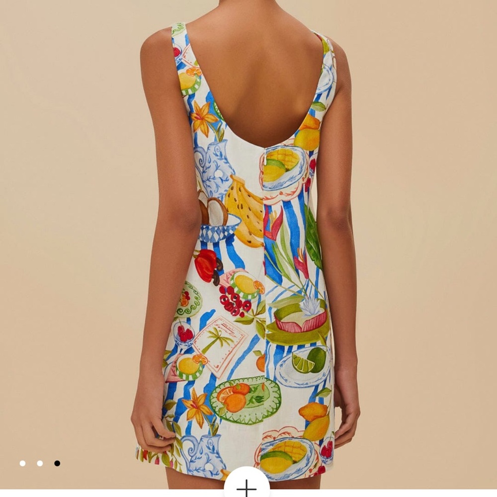 FARM Rio Multicolor Citrus & Botanical Print Sundress - Picture 2 of 5